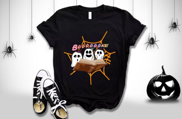 Boooooks Halloween T-Shirt: Style for Book Lovers