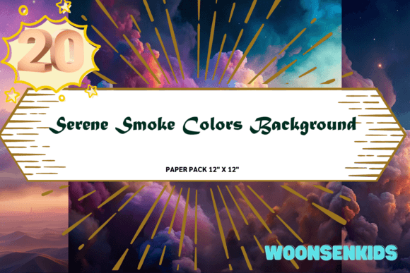 Evaluating Top Serene Smoke Colors Background Watercolor PNG KDP Digital Paper for Professional Design