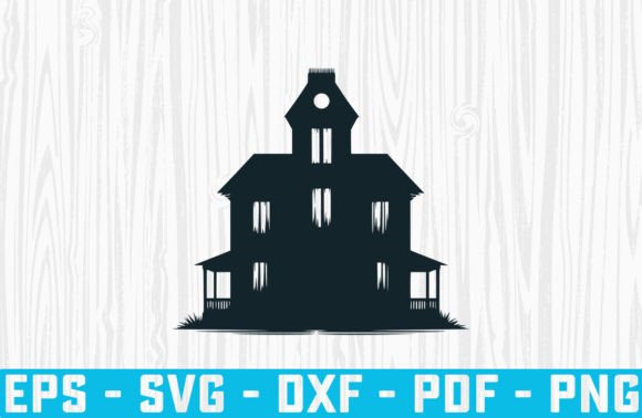 Funny Halloween Haunted House SVG File Guide