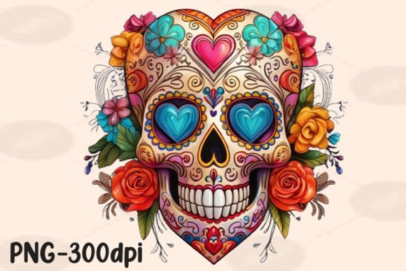 Heart Funny Skull Sublimation: Bridging Whimsical Design and Technical Precision