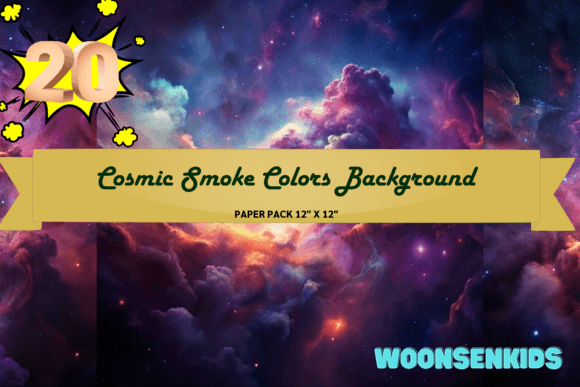 Integrating Cosmic Smoke Colors Background Watercolor into Modern Visual Design