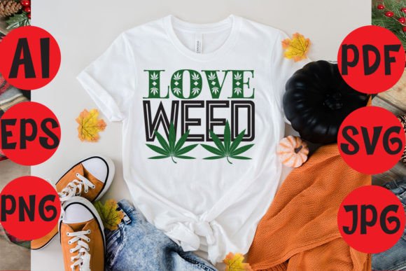 Love Weed: Organic Typography for Authentic Brand Identity