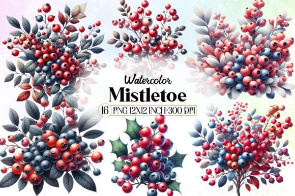 Mistletoe Watercolor Clipart: A Guide for Every Creator
