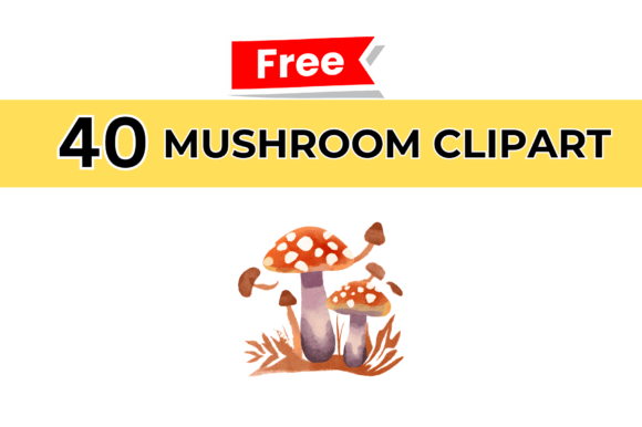 Mushroom Cliparts: Whimsical Design Assets for Creatives