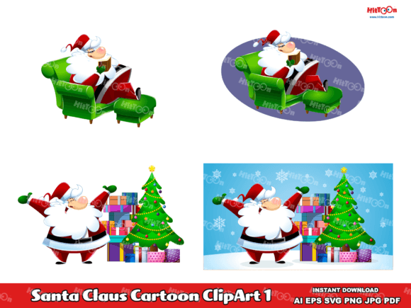 Santa Claus Cartoon ClipArt 1: A Practical Guide to Selecting and Using Holiday Graphics Effectively