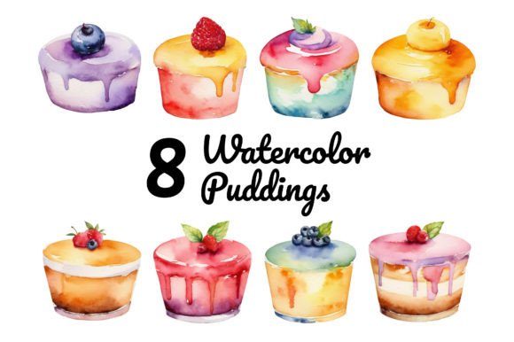 Watercolor Puddings Clipart: A Creative Guide